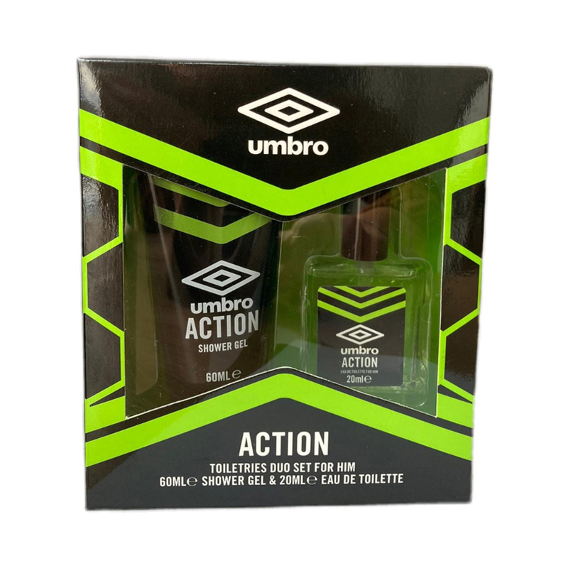 Kazeta: Umbro Action EDT Men 20ml + SG 60ml