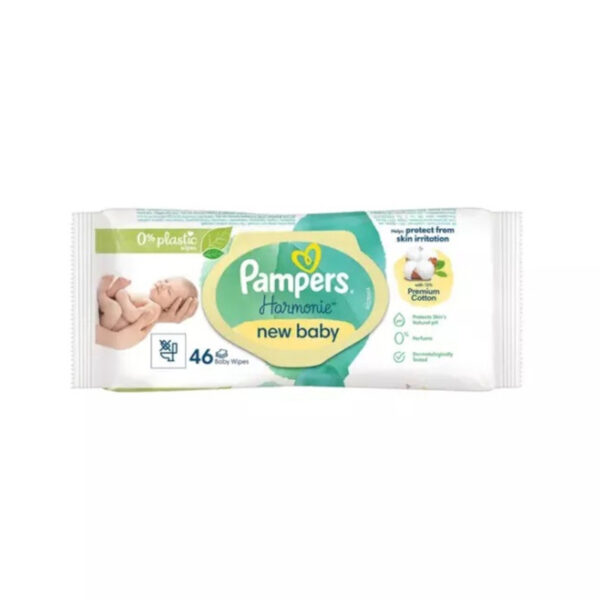 Pampers detské obrúsky 46ks Harmonie New Baby